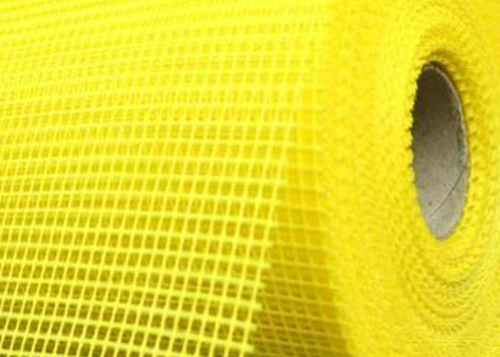 مقاومة التآكل الأصفر 1m الألياف الزجاجية شبكة أسلاك مواد تنمية المهارات