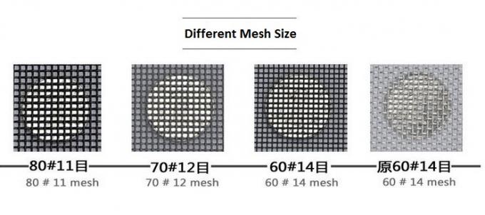 أسود 316 الفولاذ المقاوم للصدأ محبوك شبكة ، البعوض 10 شبكة سلكية قياس 0