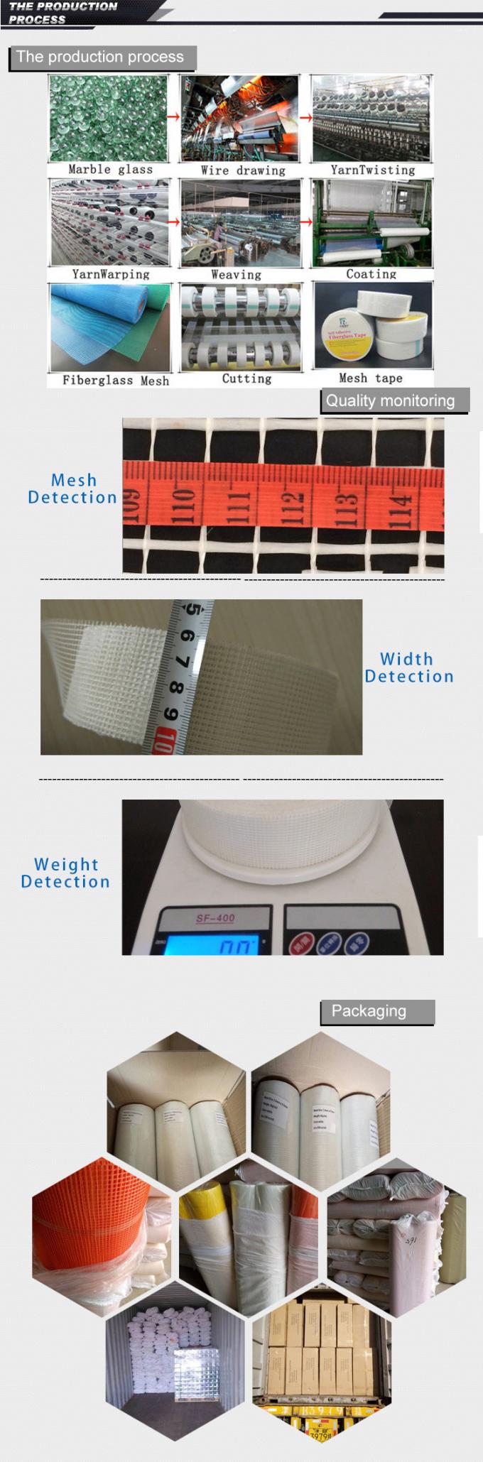 شبكة من الألياف الزجاجية 16x18 منسوجة سادة لتقوية الجدران 6